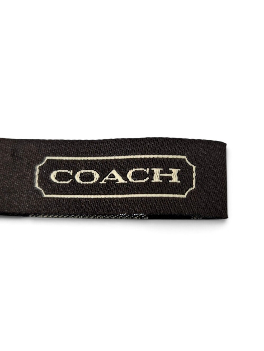 Coach Silk Scarf. Coral/pink/white.. - Picture 6 of 7